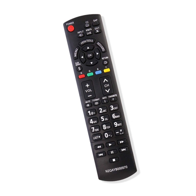 WINFLIKE N2QAYB000570 Remote Control Replace Fit for Panasonic Smart TV TC-L3232C TC-L32C3 TCL32C3S TC-32LX34 TC-32LX44S TC-42PX34 TC-50PX34 Sub N2QAYB000485 - Image 1